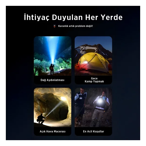 Philips Sfl2203 450 Lümen LED Şarjlı El Feneri - Görsel 4