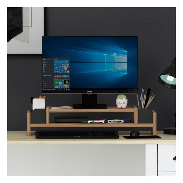 Çınar Monitör Yükseltici - 686x146 - Ceviz - Görsel 2