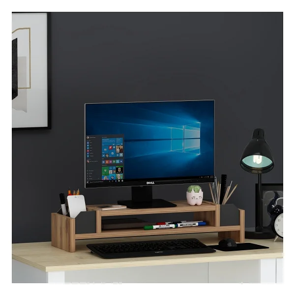 Çınar Monitör Yükseltici - 686x146 - Ceviz - Görsel 3