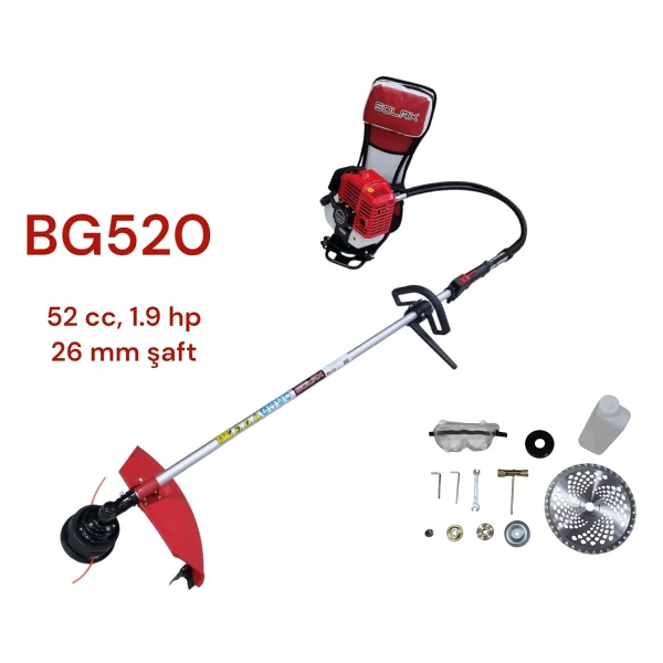 Solax Bg520 1.9 Hp Benzinli Sırt Tırpan - Görsel 9