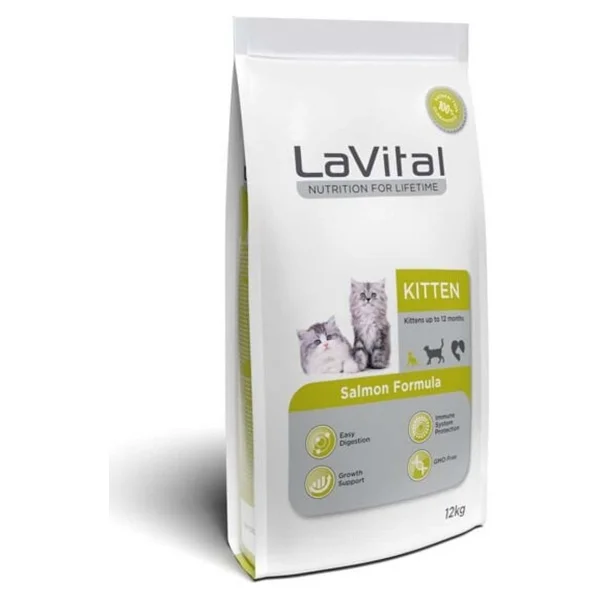 Lavital Kitten Somonlu 12 Kg Yavru Kedi Maması - Görsel 5