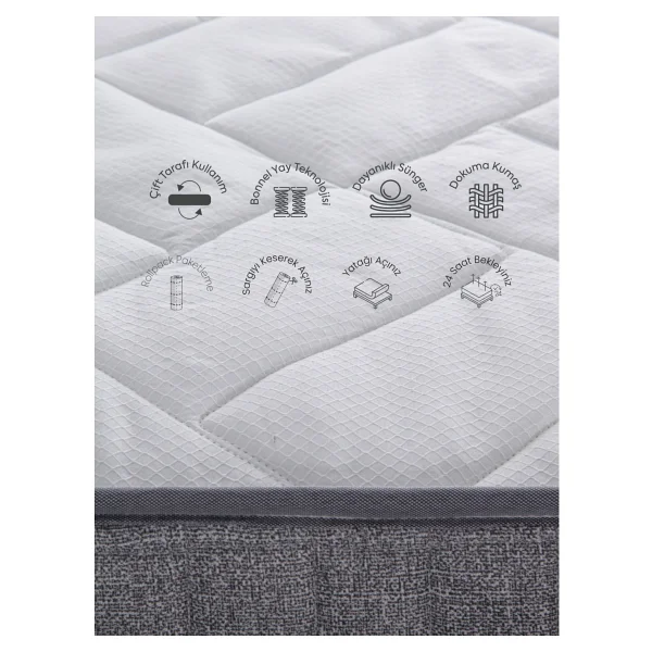 Homedius Oscar 90x190 Cm Ortopedik Tek Kişilik Yatak - Görsel 4
