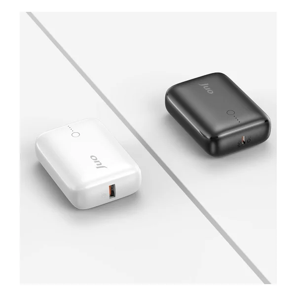 Juo 10000mah 22.5w USB-A + USB-C Powerbank Taşınabilir Hızlı Şarj Cihazı Siyah - Görsel 2