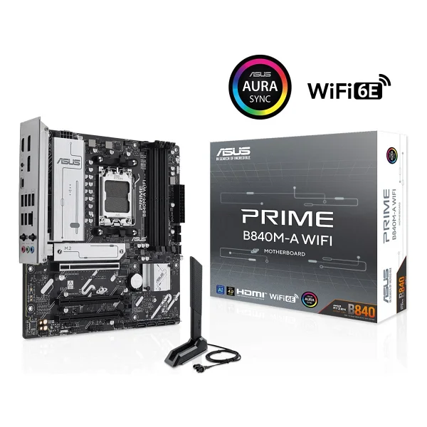 Asus Prime B840M-A Wi-Fi AMD AM5 DDR5 Micro ATX Anakart - Görsel 10