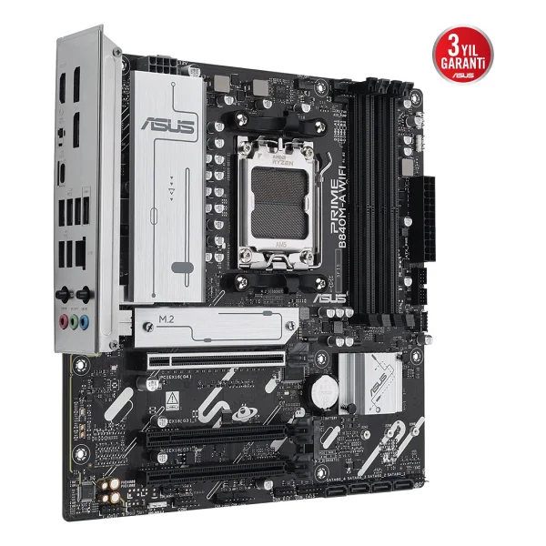 Asus Prime B840m-A Wi-Fi AMD Am5 DDR5 Micro Atx Anakart - Görsel 2