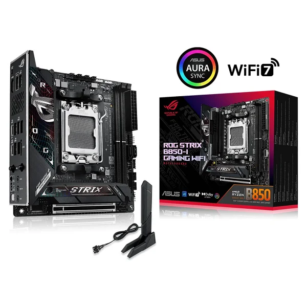 Asus Rog Strix B850-I Gaming Wi-Fi AMD Am5 DDR5 Mini Itx Anakart - Görsel 10