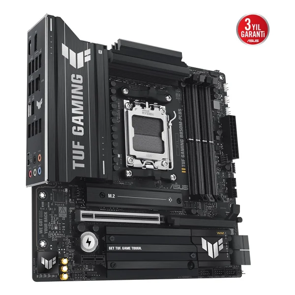 Asus Tuf Gaming B850m-Plus Wıfı7 AMD Am5 DDR5 Micro Atx Anakart - Görsel 6