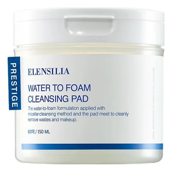Elensilia Water To Foam Misel Köpüren 60'lı Makyaj Temizleme Pedi - Görsel 2