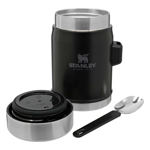 Stanley Klasik Kaşıklı Siyah 0.40 Lt Çelik Yemek Termosu - Görsel 2