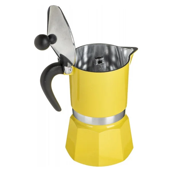 Bialetti Rainbow Sarı 3 Cup Moka Pot - Görsel 3