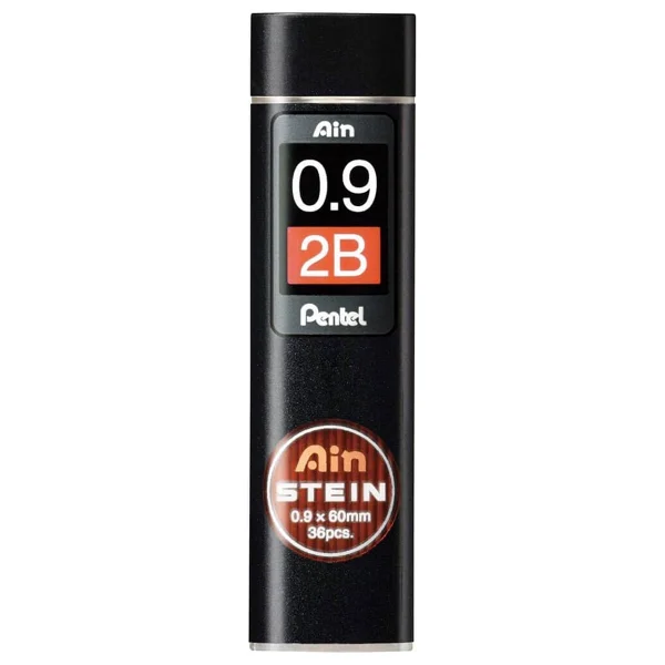 Pentel Ain Stein 0.9 Mm 2b Kalem Uçları 2 Adet Sarf Malzemeler Kırılmaya Dayanıklı - Görsel 5