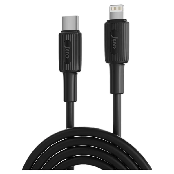 Juo Jcbs271-B 1 M Siyah Type-C To Lightning Hızlı Şarj Kablosu - Görsel 6