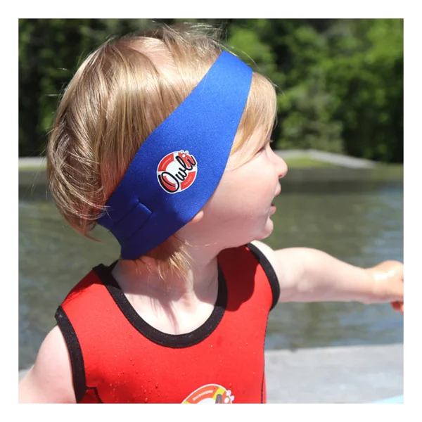 Owli Swimwarm Kulak Koruyucu Mavi Çocuk - Görsel 6