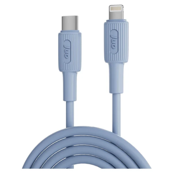 Juo Jcbs271-L 1 M Mavi Type-C To Lightning Hızlı Şarj Kablosu - Görsel 6