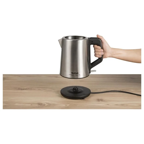 Tefal XL Aile Boyu Kapasite Paslanmaz Çelik Çay Makinesi, 1,2 L Çaydanlık Ve 1,8 L Su Isıtıcı, Sıcak Tutma Fonksiyonu, Otomatik Kapanma, Onerous Marka Hediyeler - Metal - Görsel 5