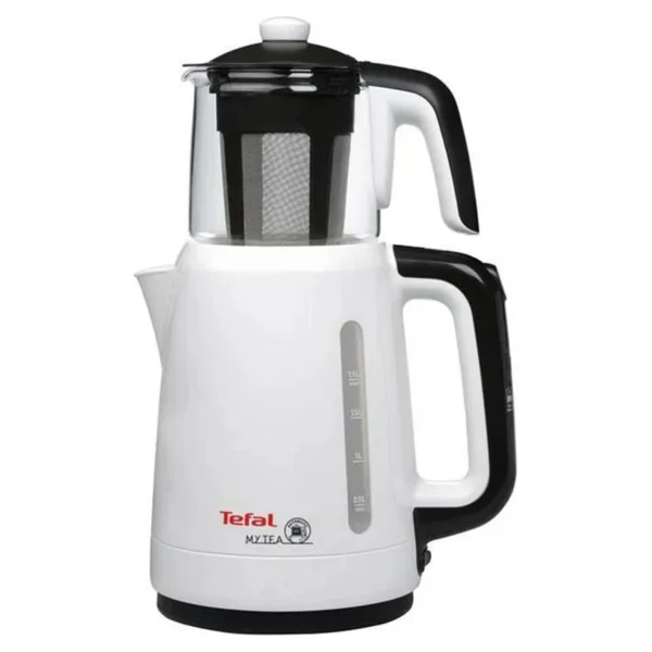 Tefal Cam Demlikli Çay Makinesi, 0.9 L Kapasiteli Cam Demlik, 1.9 L Su Isıtıcı Haznesi, Şık Tasarım, Otomatik Kapanma, Onerous Marka Hediyeler - Beyaz - Görsel 8