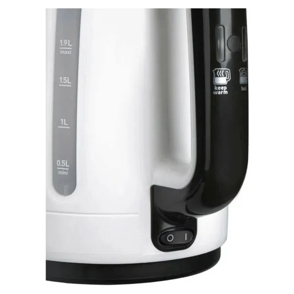 Tefal Cam Demlikli Çay Makinesi, 0.9 L Kapasiteli Cam Demlik, 1.9 L Su Isıtıcı Haznesi, Şık Tasarım, Otomatik Kapanma, Onerous Marka Hediyeler - Beyaz - Görsel 3