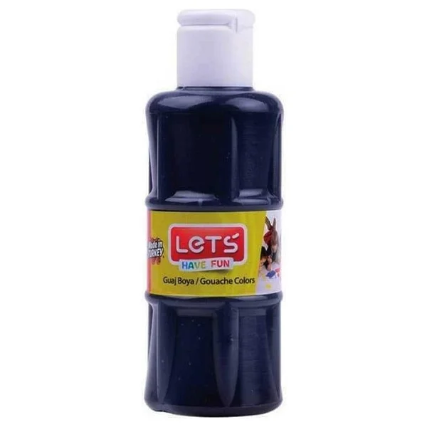 Lets 100 Ml Guaj Boya Siyah - Görsel 2