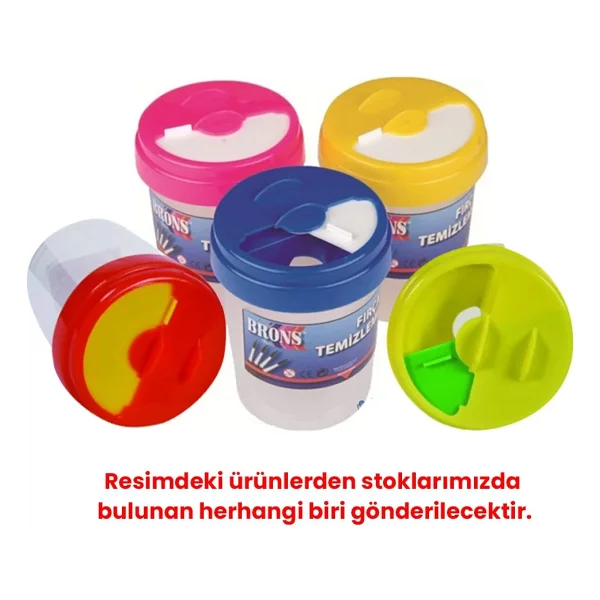 Brons Br-250 3'lü Fırça Temizleme Kabı - Görsel 2