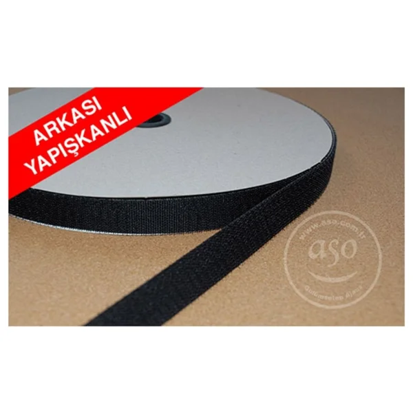 Dünya Magnet 2 Cm Genişlik, 25m Siyah Cırt Bant Şerit, Arkası Güçlü Yapışkanlı Ve Sağlam Tutuşlu Cırt Cırt - Görsel 5