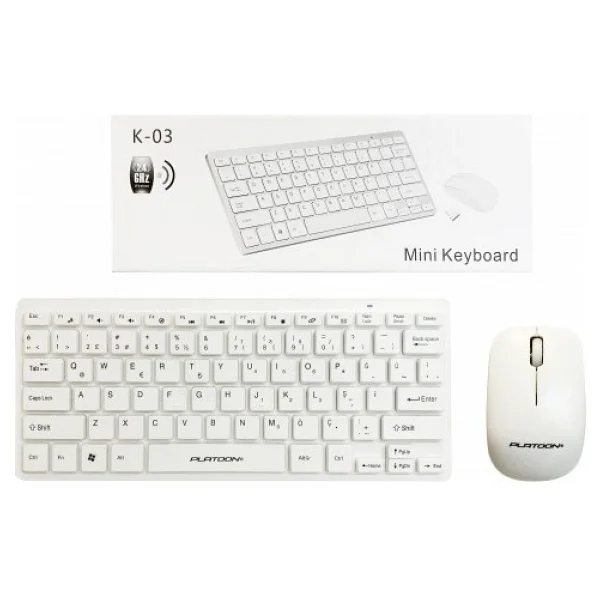 Platoon Pl-395 Tkl Kablosuz Klavye Mouse Seti - Görsel 4