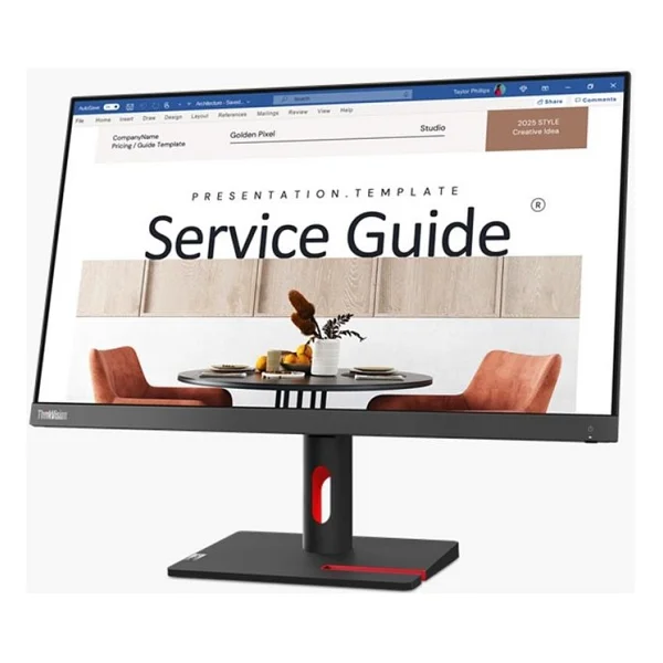 Lenovo Thinkvision S24i-30 63dekat3tk 23.8" 4 Ms Full HD Ips 100 Hz Monitör - Görsel 2