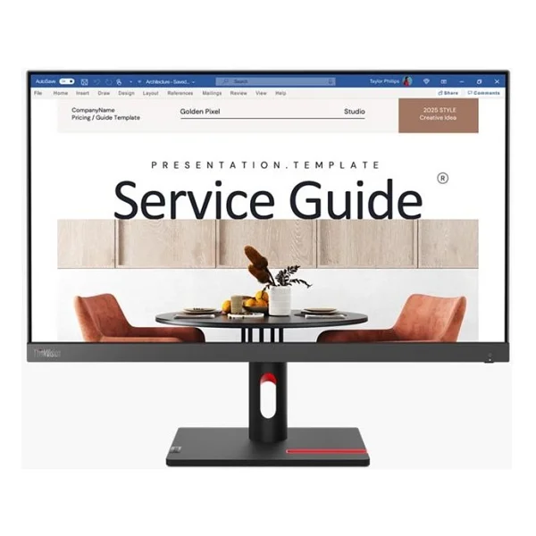 Lenovo Thinkvision S24i-30 63dekat3tk 23.8" 4 Ms Full HD Ips 100 Hz Monitör - Görsel 3