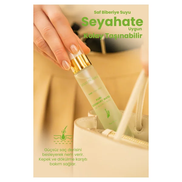 Bade Natural Saf Biberiye Suyu Saç Toniği 30 Ml - Görsel 2