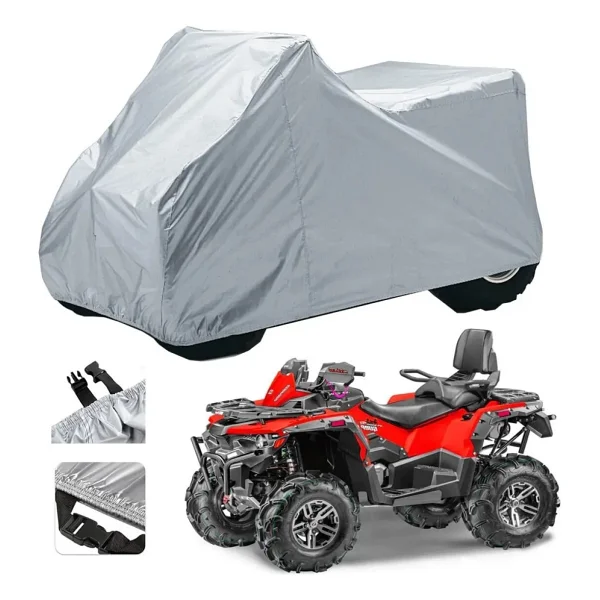 Arora Hunter 300 Atv Branda, Güvenli, Su Geçirmez Dayanıklı Kumaş - Gri - Görsel 3