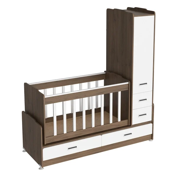 Patiko Swing Sw-262 Dolaplı Büyüyen Beşik - Görsel 2