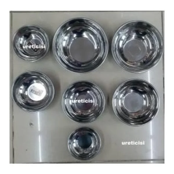 Paslanmaz Çelik Çorba Kasesi Üreticisi 1no 12x4cm Kromaj Kaplı Çok Amaçlı Çelik Kase Çelik Tas - Görsel 2