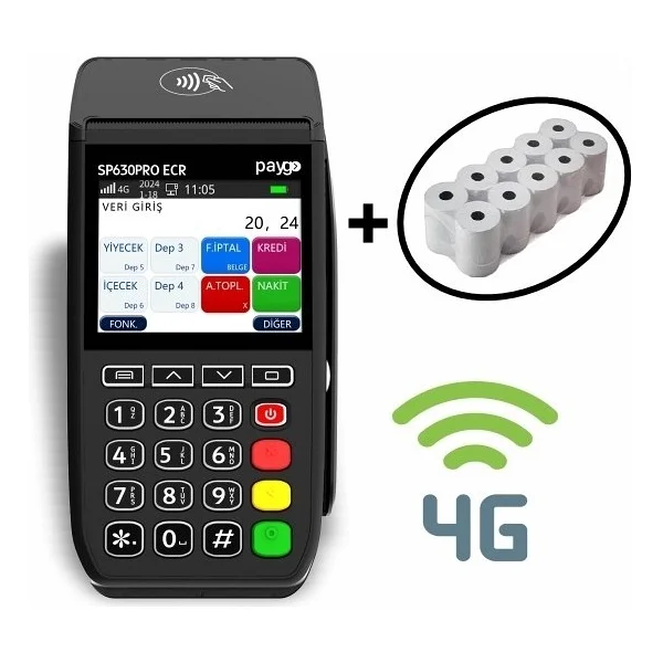 Paygo Sp630 Ecr Yazar Kasa Pos - Görsel 8
