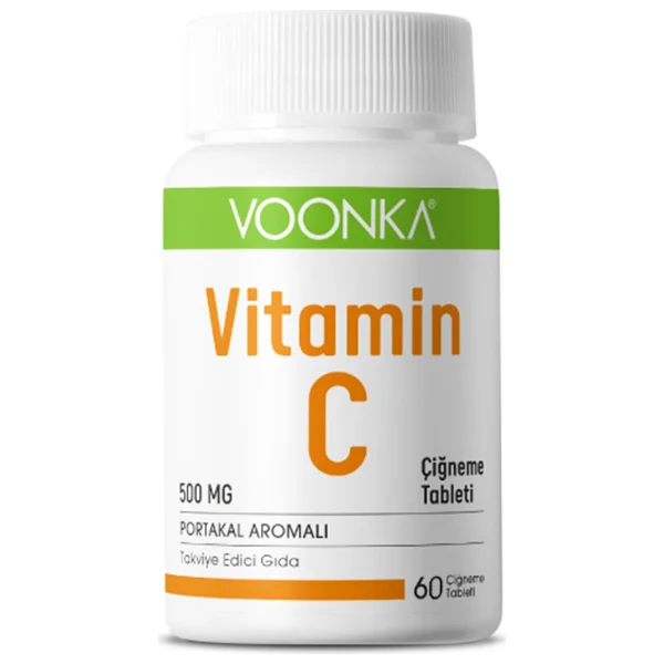 Voonka Vitamin C 500 Mg 60 Çiğneme Tableti - Görsel 4
