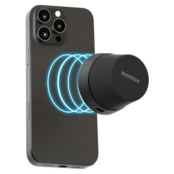 Momax Vibe Go Siyah Bluetooth Hoparlör - Görsel 3