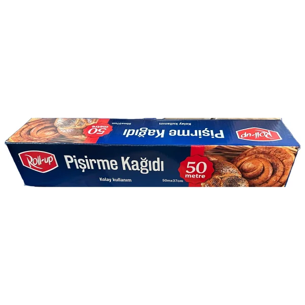 Roll-Up Beyaz Yağlı Fırın Tepsi Pişirme Kızartma Kağıdı - 37 Cm X 50 Mt - 3 Adet - Görsel 2