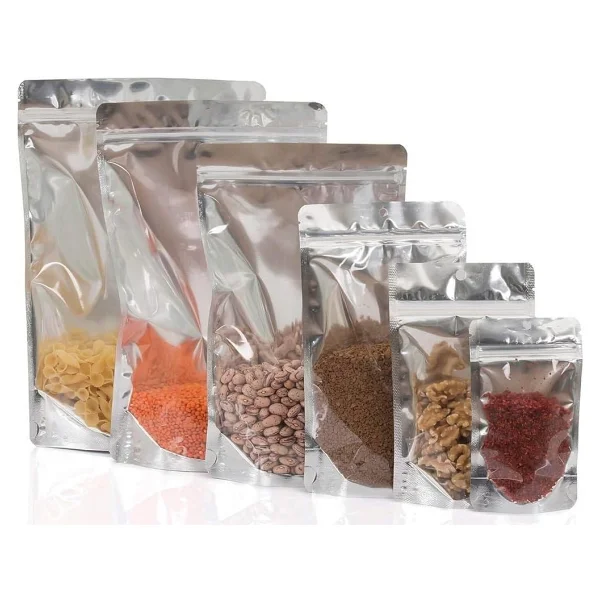 Doypack Pencereli Metalize Kilitli Kese Kağıdı - 1000 Gramlık - 20x30x8 Cm. - 100 Adet - Görsel 5