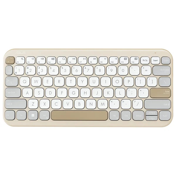 Asus Marshmallow Kw100 Tkl Q Bej Kablosuz Klavye - Görsel 5