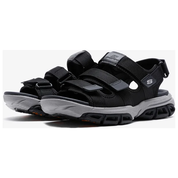 Skechers Atlan Bodie 210444-Blk Siyah Erkek Sandalet - Görsel 3