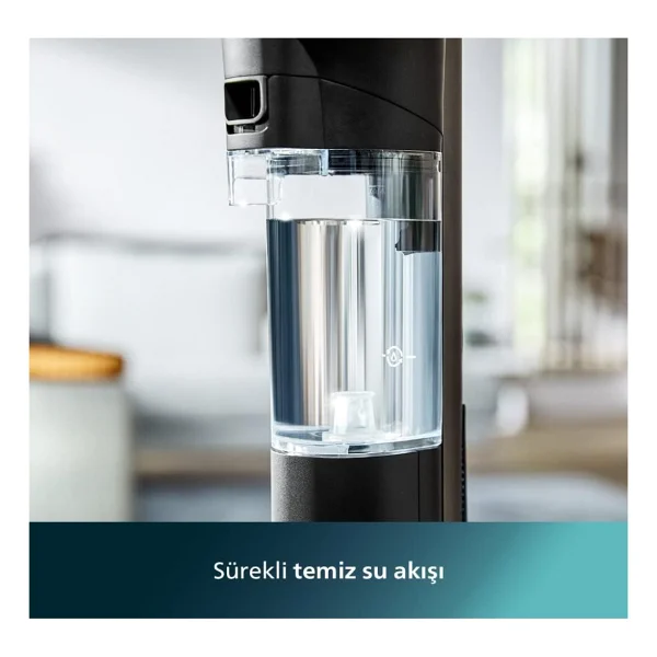 Philips 90dk Temizlik Çift Batarya Kablosuz Islak-Kuru Elektrikli Süpürge 9000 Serisi, Elektrikli Süpürge Ve Islak Mop, Kendi Kendini Temizleme Istasyonlu Dik Süpürge-Yedek Fırça Hediyeli - Antrasit - Görsel 3