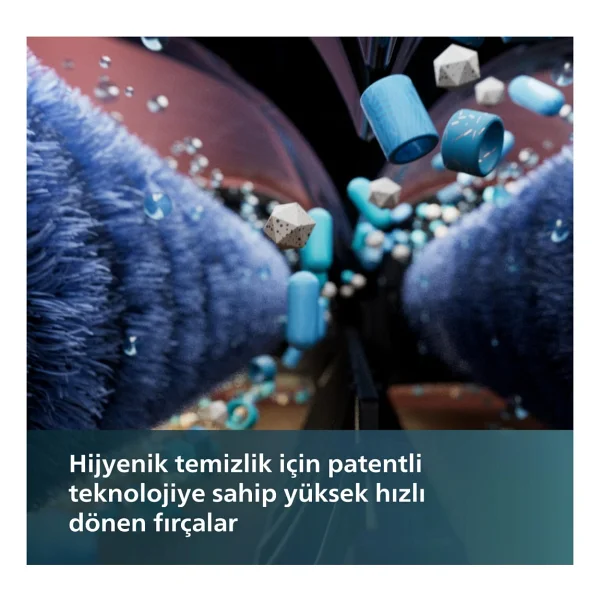 Philips 90dk Temizlik Çift Batarya Kablosuz Islak-Kuru Elektrikli Süpürge 9000 Serisi, Elektrikli Süpürge Ve Islak Mop, Kendi Kendini Temizleme Istasyonlu Dik Süpürge-Yedek Fırça Hediyeli - Antrasit - Görsel 7