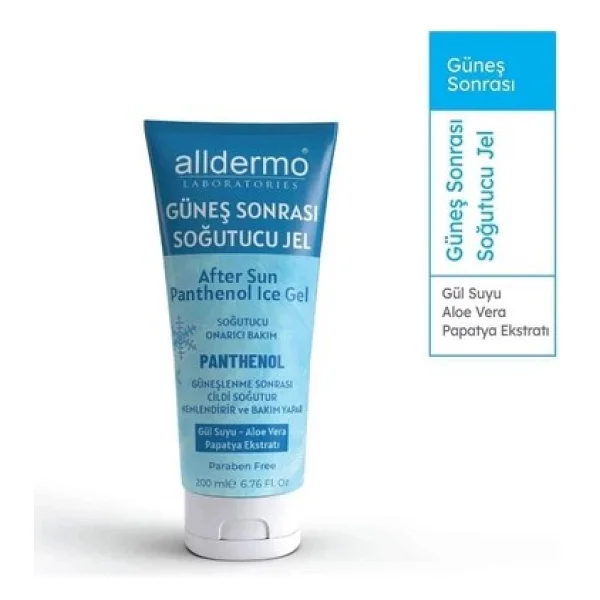 Alldermo After Sun Panthenol Ice Jel 200ml - Görsel 2