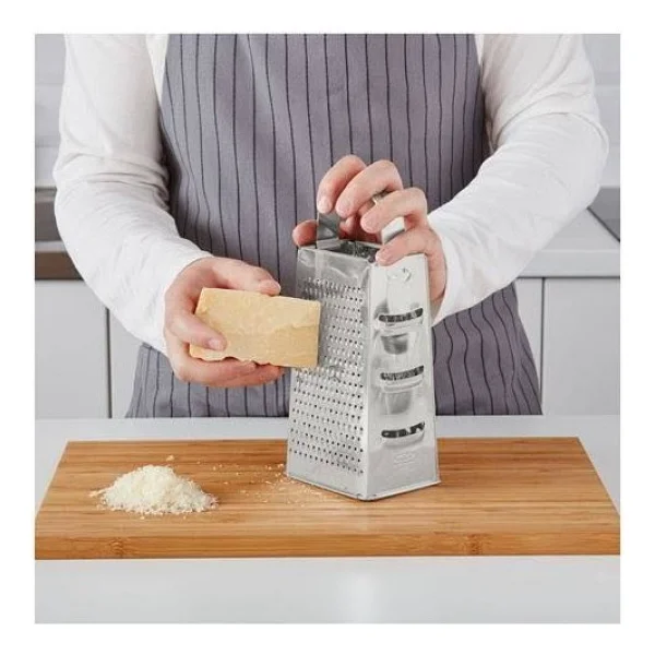 Ikea 5 Parça Paslanmaz Çelik Mutfak Set; Sarımsak Ezici, Idealisk Rende, 2'li Çırpıcı, Un Eleği - Görsel 4