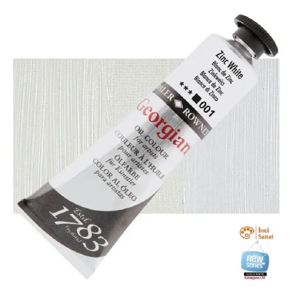 Daler-Rowney Georgian 38 Ml Yağlı Boya N:001 Zinch White - Görsel 2