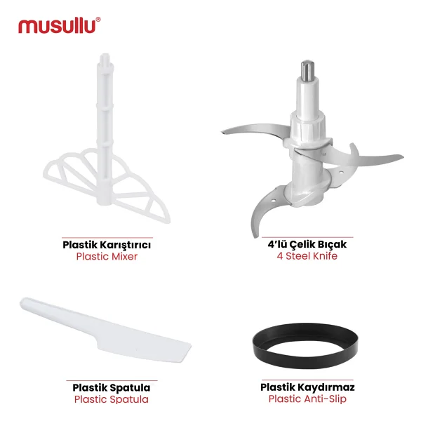 Musullu Msl-1225-2 1000 W Rondo - Görsel 3