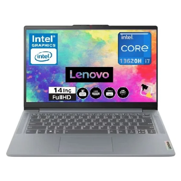 Lenovo Ideapad Slim 3 14ırh10 83k0002atr İ7-13620h 16 GB 512 GB SSD UHD Graphics 14 - Görsel 2
