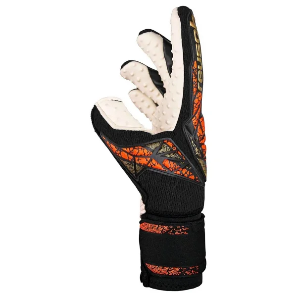 Reusch 5470978 Attrakt Speedbump Ortho Kaleci Eldiveni Siyah-Gold - Görsel 2