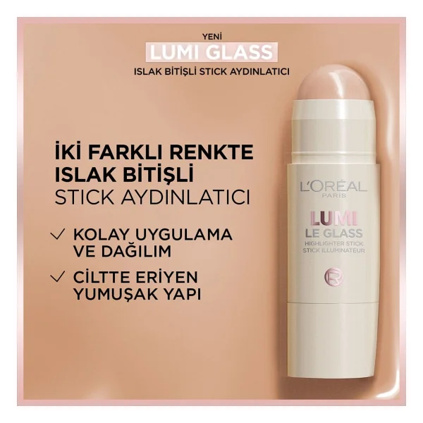 L'oreal Paris Lumi Le Glass Stick Highlighter - Görsel 9