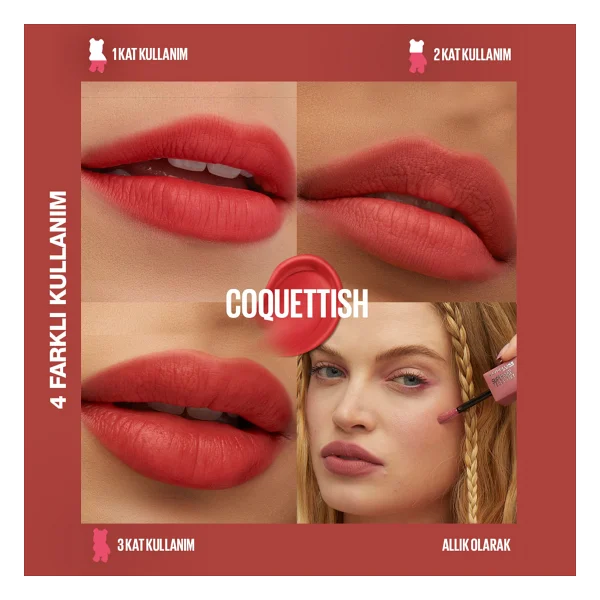 Maybelline New York Super Stay Teddy Tint Mat Likit Ruj - Görsel 2