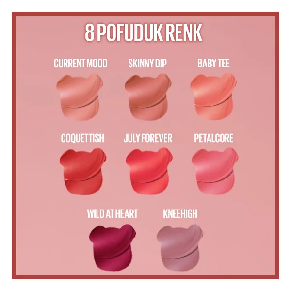 Maybelline New York Super Stay Teddy Tint Mat 35 July Forever Likit Ruj - Görsel 7