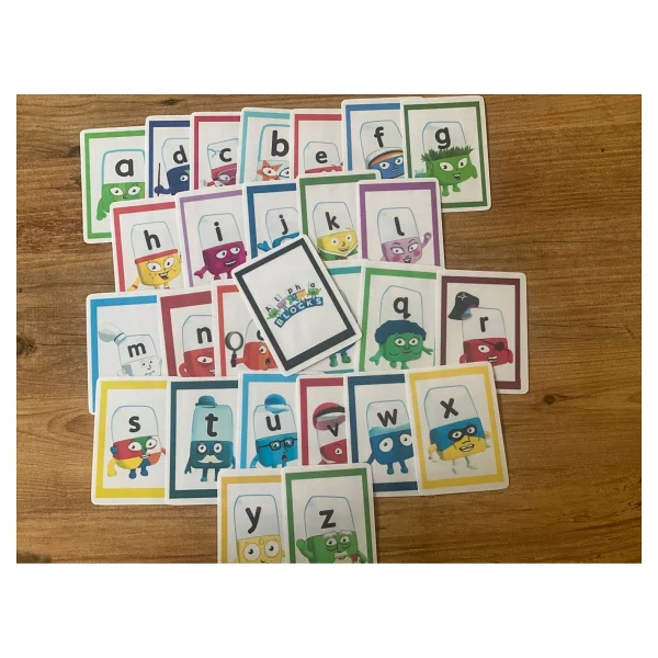 Zk Toys Alpha Blocks Oyun Kartları Alfablocks Kartları - Görsel 5